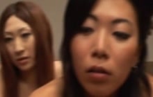 Girls watch as Japanese girl is fucked good