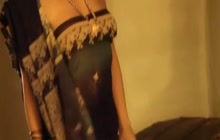 Horny Indian chick takes off her clothes
