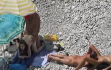 Orgy at the beach